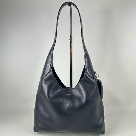 COACH Handbags - Women’s NWT COACH BROOKLYN LEATHER SHOULDER BAG BLACK